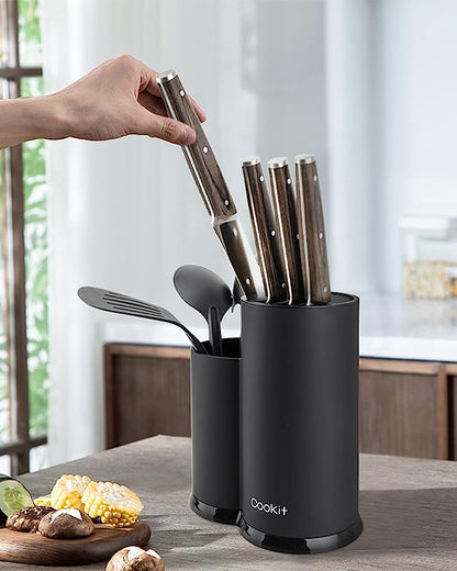 Cookit™ Black Knife Block Holder